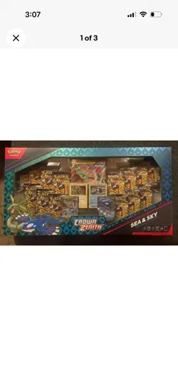 Pokemon Crown Zenith Sea And Sky Premium Collection Sealed - Image 1