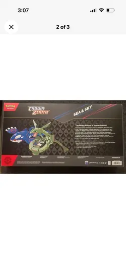 Pokemon Crown Zenith Sea And Sky Premium Collection Sealed - Image 2