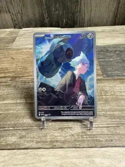 Steven’s Beldum SVP 207 Black Star Promo Illustration Rare NM Pokemon Card - Image 1