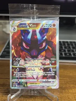 Pokemon: Lucario VSTAR SWSH291 Crown Zenith ETB Promo Card SEALED - Image 1