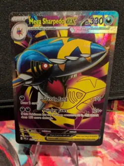 Pokemon Mega Sharpedo ex 113/094 Me02: Phantasmal Flames Holo NM . Pack Fresh 🔥 - Image 1