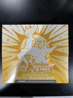 Pokemon TCG Sword & Shield Brilliant Stars Pokemon Center Elite Trainer Box - Image 1