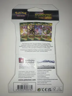 Pokemon TCG: Sword & Shield Evolving Skies Sleeved Booster Pack (Umbreon Art) - Image 2