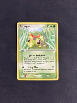 Pokemon TCG Caterpie EX FireRed & LeafGreen 56/112 Regular Non Holo Common - NM - Image 1