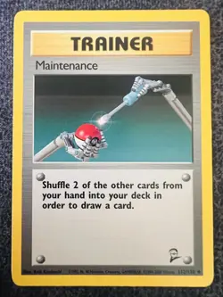 Maintenance 112/130 Uncommon Pokemon Card Lightly Played - Image 1