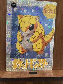 Sandshrew #227 1995 Pokemon Vending Prism Sticker - Image 2
