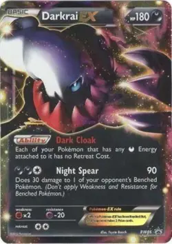 1x Darkrai EX - BW46 - Promotional Moderately Played Pokemon BW - Black Star Pro - Image 1