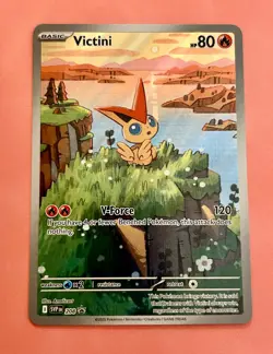 Victini Promo 208 Scarlet & Violet Holo Pokemon card - Image 1