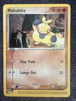 Makuhita 56/109 Common Pokemon Card NM - Image 1