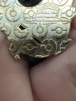 Mega Rayquaza Collector's Pin 2015 Metal Enamel Pin Roaring Skies Pokemon TCG - Image 4