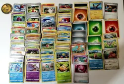 Large 242 Cards Pokemon Game Cards Mixed Bundle - Image 1