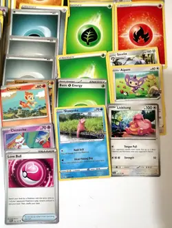 Large 242 Cards Pokemon Game Cards Mixed Bundle - Image 4