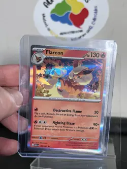 Flareon Holo Rare - 136/165 - Scarlet & Violet 151 Pokemon Card Single - Image 2