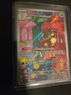 Pokemon Temporal Forces Sawsbuck Illustration Rare Card 166/162 Deerling 165/162 - Image 3