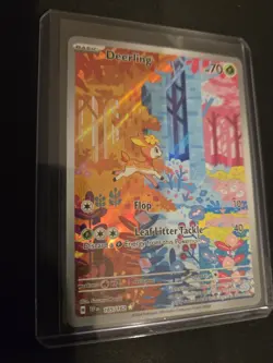 Pokemon Temporal Forces Sawsbuck Illustration Rare Card 166/162 Deerling 165/162 - Image 5