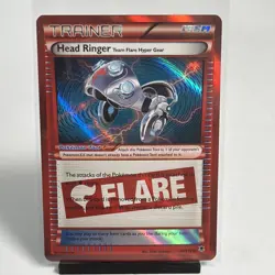 Head Ringer (Team Flare Hyper Gear) 97/119 Holo Ultra Rare Pokemon Card NM 2014 - Image 1