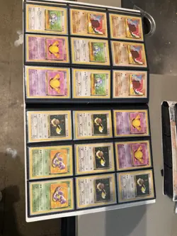 Pokemon Binder Full Of Vintage Cards Most In Near Mint Condition *350+ Cards* - Image 5