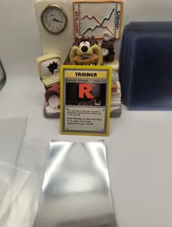 Rocket's Hideout 63/64 2000 Neo Revelation Pokemon Card Vintage Trainer - DMG - Image 1