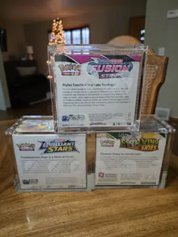 NEW Pokemon Booster Box x 3 - Evolving Skies/ Fusion Strike/ Brilliant Stars - Image 2