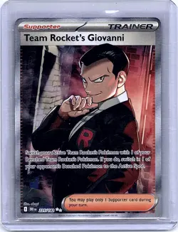 Pokemon TCG Trainer Team Rocket's Giovanni Ultra Rare Holo - Image 1