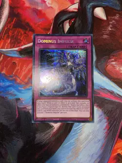 Yugioh! Dominus Impulse MP25-EN116 Prismatic Secret Rare 1st Edition Near Mint - Image 1