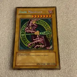 Yugioh TCG Dark Magician BPT-001 Secret Rare HOLO 2002 Limited Edition Promo - Image 1