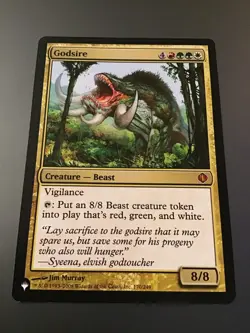 MTG The List Reprints Godsire NM - Image 1