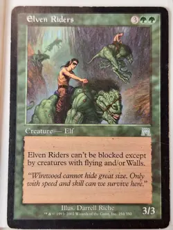 Elven Riders - Onslaught - Magic the Gathering MTG Nice! - Image 1