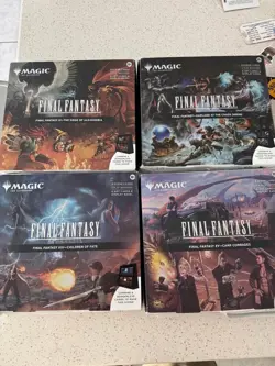 Magic The Gathering: Final Fantasy Scene Box Bundle Set of 4 (DAMAGED READ DESC) - Image 1