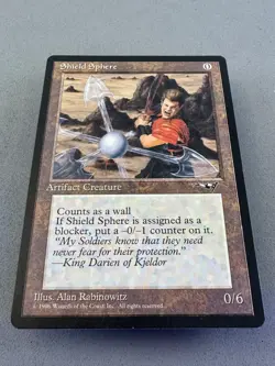 Shield Sphere Alliances Regular MTG-Never Played Near Mint-Vintage Magic - Image 3