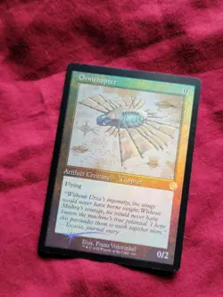 MTG - Ornithopter (Schematic) 100 foil Near Mint The Brothers' War: Retro Frame - Image 1