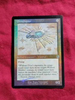 MTG - Ornithopter (Schematic) 100 foil Near Mint The Brothers' War: Retro Frame - Image 3