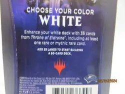 Magic The Gathering Throne of Eldraine White Theme Booster 35 Cards Sealed 2019 - Image 5