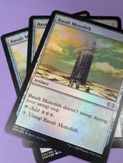 MTG Magic: Double Masters: Basalt Monolith Foil #232/332 Uncommon - NM - Image 3