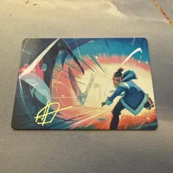 Trusty Boomerang Art Card MINT Gold Stamped Signed 25/54 Avatar TLA MTG - Image 1