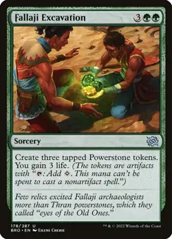 FALLAJI EXCAVATION x4 mtg NM-M The Brothers War 4 Unc - Image 1