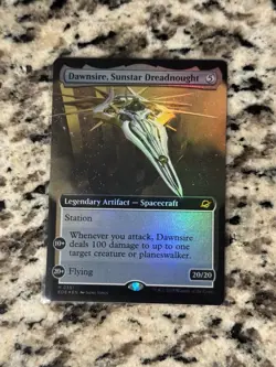 FOIL DAWNSIRE, SUNSTAR DREADNOUGHT (EXTENDED ART) Edge Of Eternities EOE MTG - Image 1