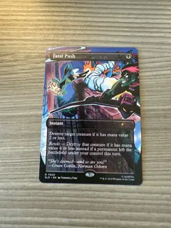 Marvel Mtg Spider-Man Fatal Push Gwen Stacy Died Promo Secret Lair SLD 7020 #121 - Image 1