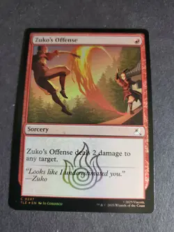 ~ Zuko's Offense ~ NM Foil ~ MTG: Avatar TLA - Image 1