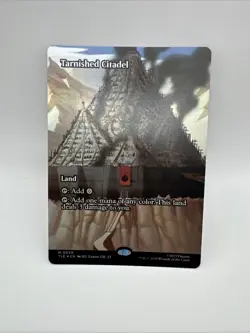Tarnished Citadel (Borderless) (Foil) - MTG Avatar: The Last Airbender - NM - Image 3