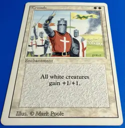 1 BANNED MTG Magic The Gathering Crusades | Revised Edition 3ED | 1994 | NM - Image 5