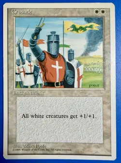 1 BANNED MTG Magic The Gathering Crusades | Fourth Edition 4ED | NM - Image 1