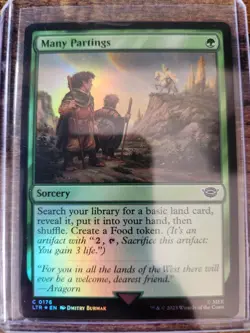 Magic: The Gathering LOTR Many Partings Foil C #0176 Lord of the Rings MTG - Image 1