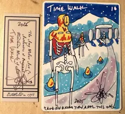 MTG ARTIST PROOF WB French Celestial Sword AP Time Walk Sketch Art Amy WEBER - Image 1