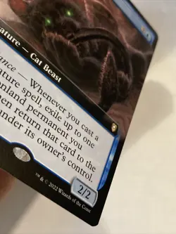 MTG Displacer Kitten *EXTENDED ART* Commander Legends Baldur's Gate 560 NM - Image 3