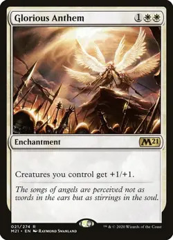 MTG Foil - Glorious Anthem - 21 / NM / English - Image 1