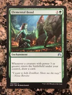 MTG Elemental Bond x1 Magic Origins NM, Magic the Gathering - Image 1