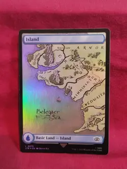 Magic Island Map Foil 0275 LTR Lord of the Rings - Image 1