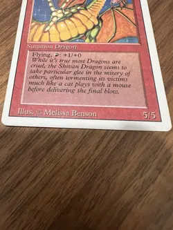 Shivan Dragon (NM) Revised Edition 3ED Magic MTG - Image 3