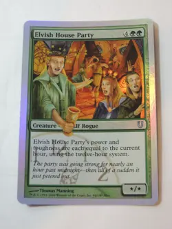 MTG - FOIL - Elvish House Party - Unhinged - NM - Image 1